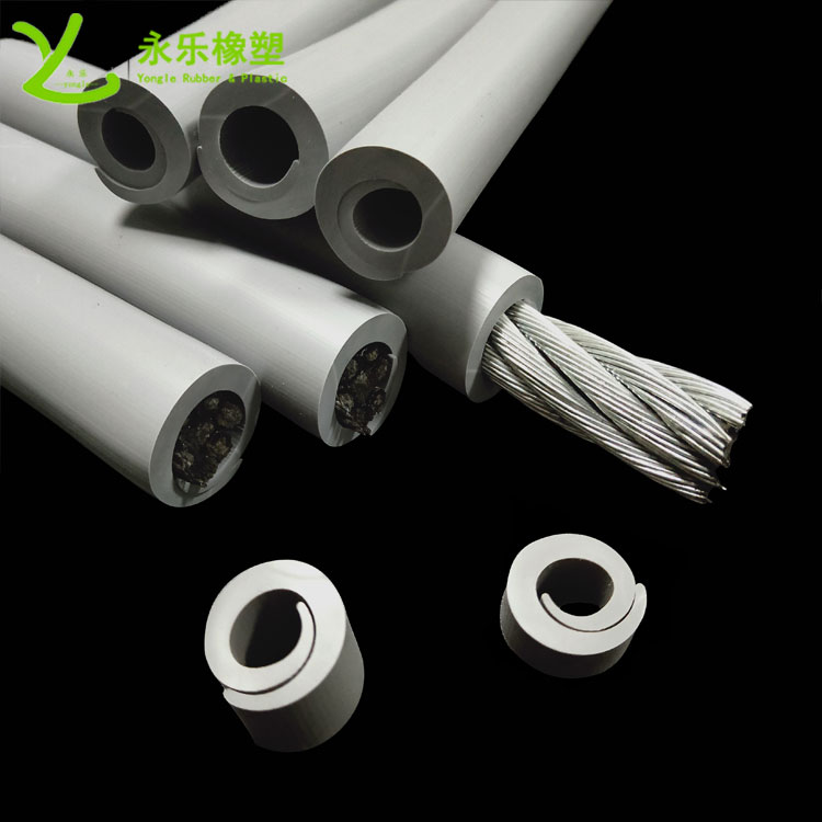 定制電力硅膠螺旋管，阻燃電力硅膠螺旋管，耐高溫電力硅膠螺旋管