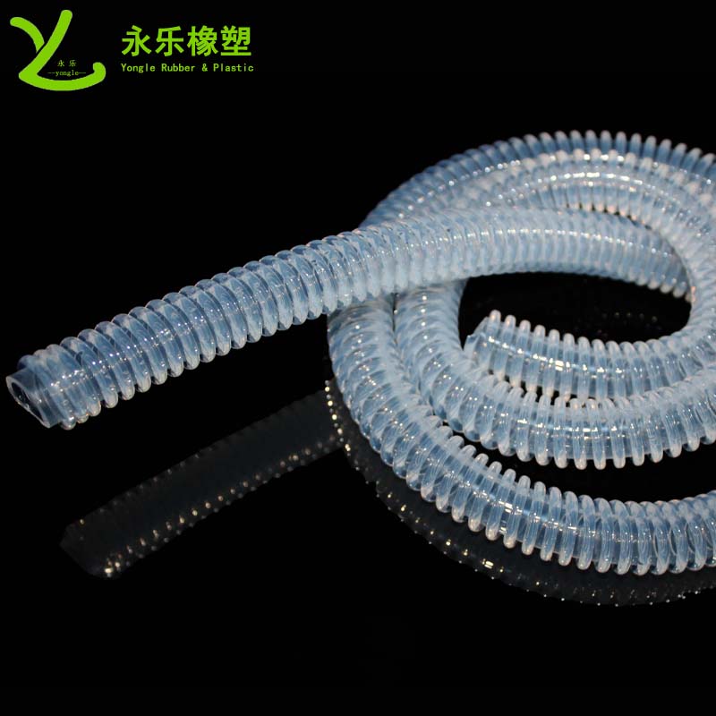 河西呼吸機硅膠波紋管,兒童硅膠呼吸回路,食品醫(yī)療硅膠螺旋回路管