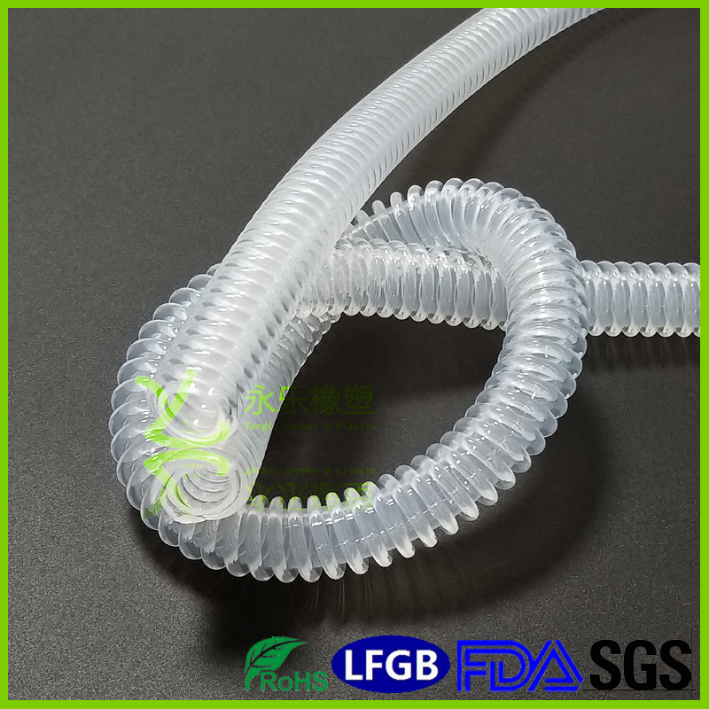 呼吸回路硅膠波紋管 可重復硅膠波紋管回路 重復性麻醉回路
