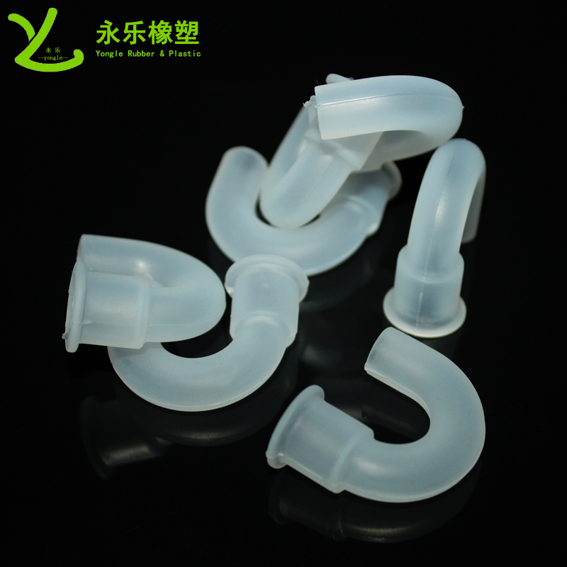 醫(yī)用硅膠彎管，模壓硅膠彎管，血氧儀硅膠彎管