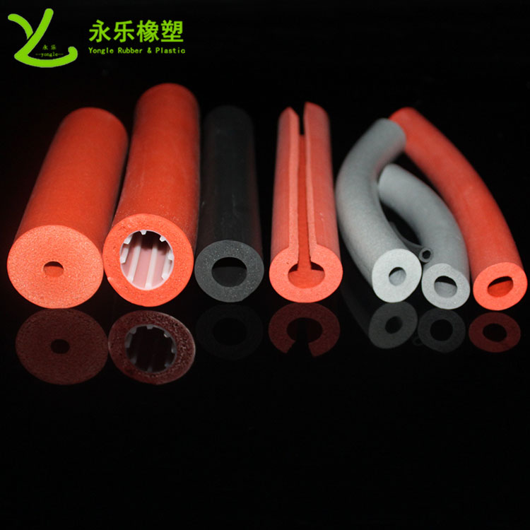發(fā)泡硅膠管，擠出發(fā)泡硅膠管，耐高溫發(fā)泡硅膠管