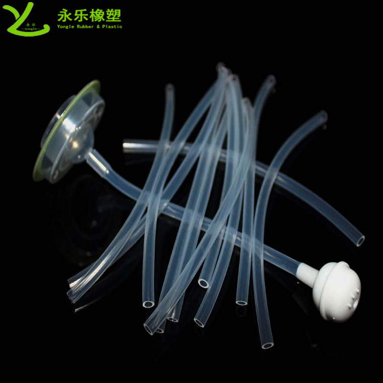 擠出奶瓶硅膠管，食品級(jí)透明奶瓶硅膠管，耐高溫硅膠管