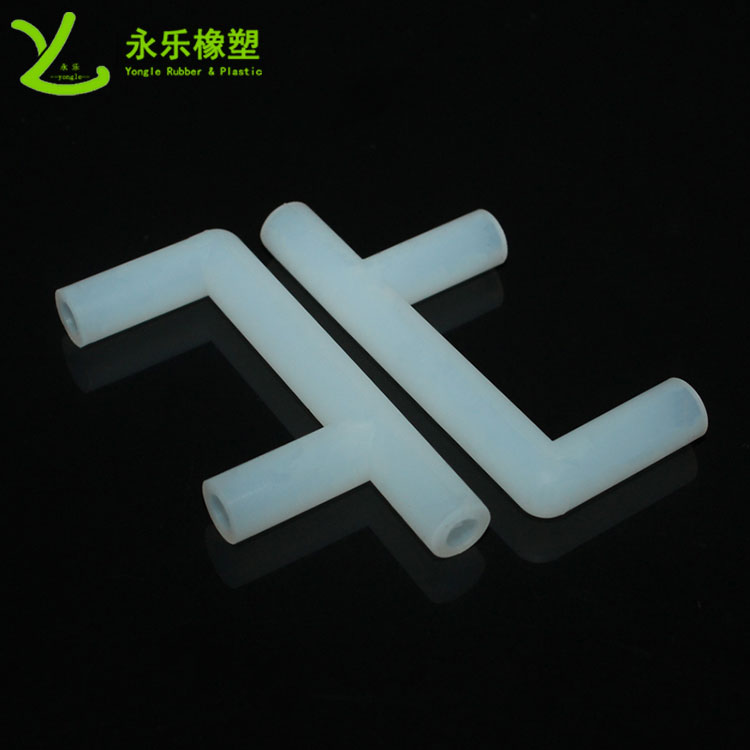 河北醫(yī)用三通硅膠管，模壓硅膠三通管，三通硅膠管