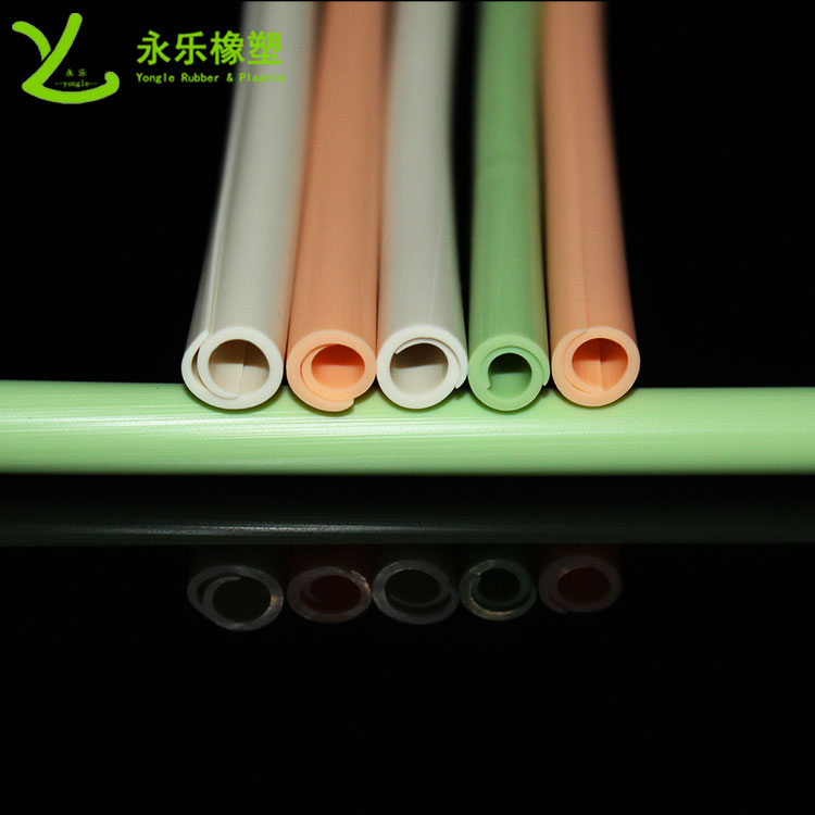 硅膠吸管，擠出異形硅膠吸管，食品級(jí)硅膠吸管