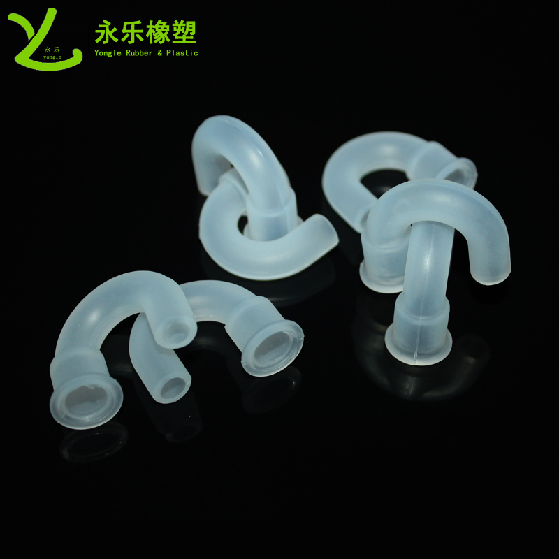 醫(yī)用硅膠彎管，模壓硅膠彎管，血氧儀硅膠彎管