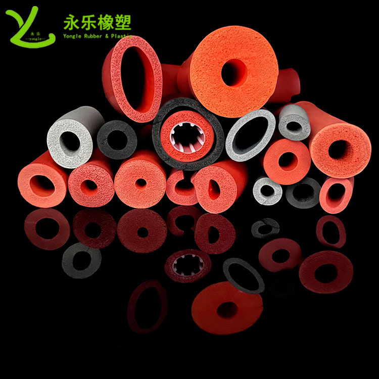 擠出發(fā)泡硅膠管，耐高溫發(fā)泡硅膠管，耐老化發(fā)泡硅膠管
