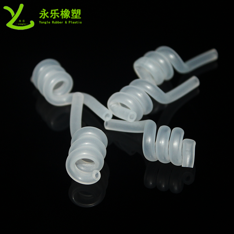 硅膠吸管，螺旋硅膠管，食品級(jí)硅膠管