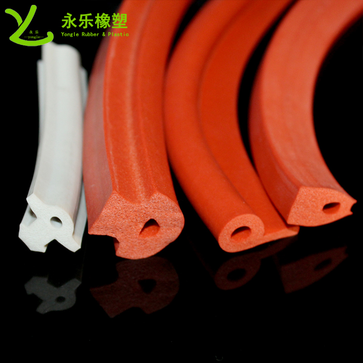 耐高溫發(fā)泡硅膠條，阻燃發(fā)泡硅膠條，細(xì)孔硅膠發(fā)泡條