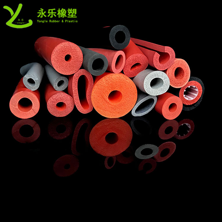 擠出發(fā)泡硅膠管，耐高溫發(fā)泡硅膠管，耐老化發(fā)泡硅膠管