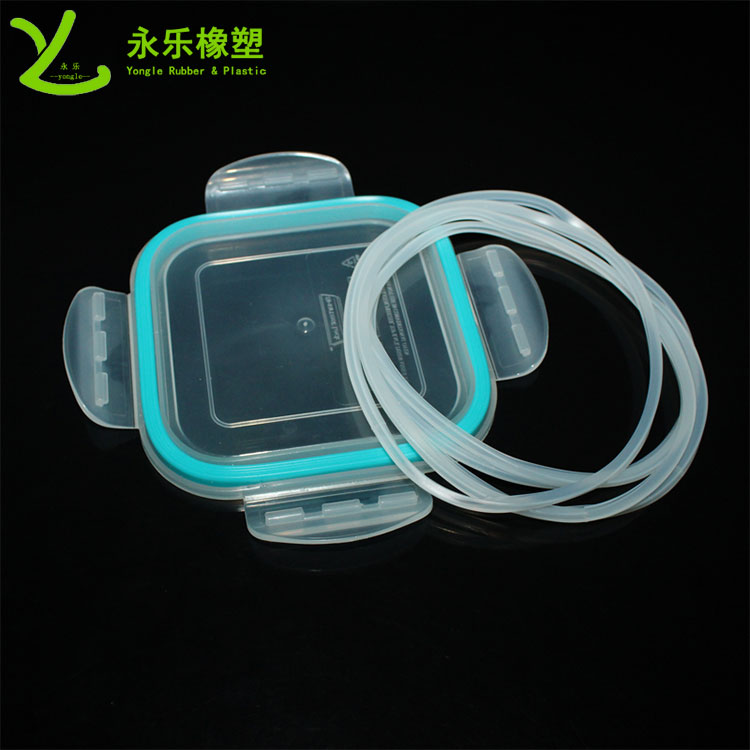 保鮮盒硅膠密封圈，日字形粘接硅膠圈，飯盒硅膠密封圈