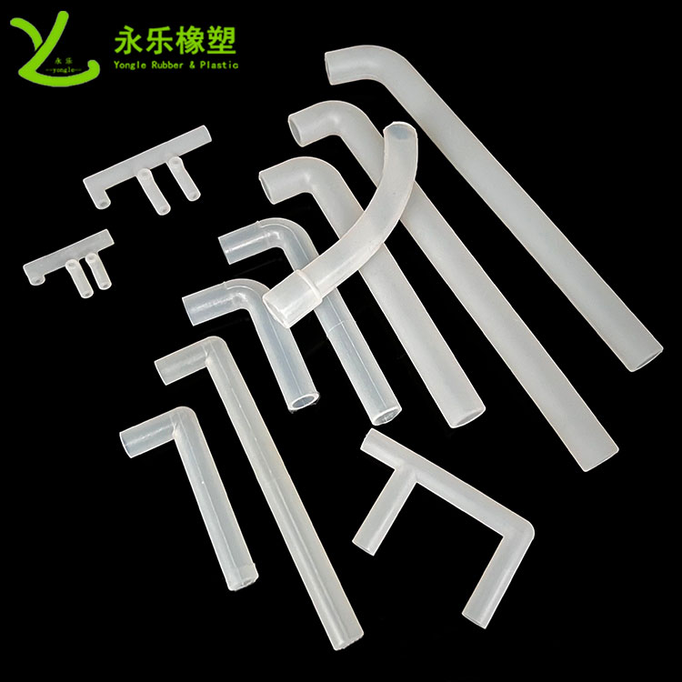 醫(yī)用硅膠彎管，模壓硅膠彎管，血氧儀硅膠彎管