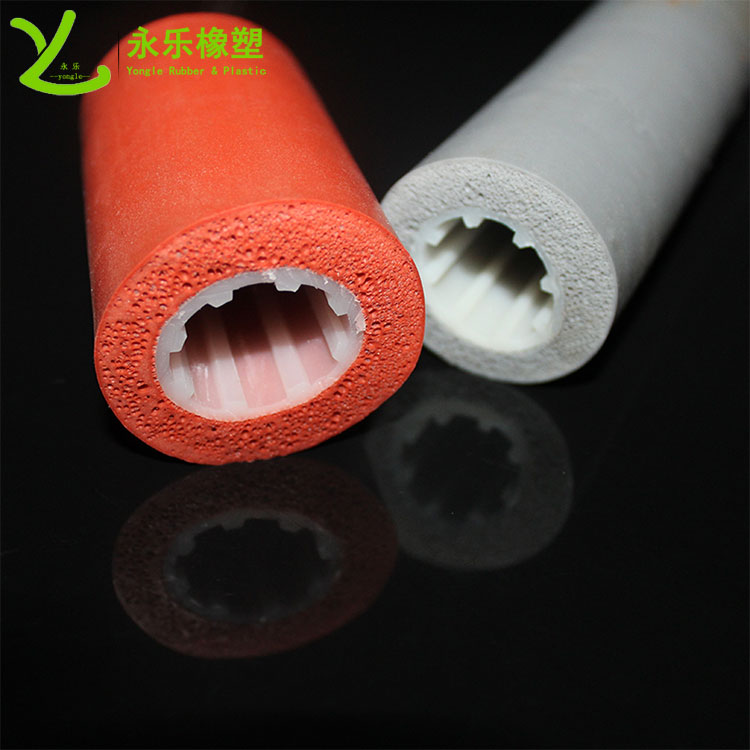 復(fù)合發(fā)泡硅膠管，耐高溫發(fā)泡硅膠管，保溫發(fā)泡硅膠管