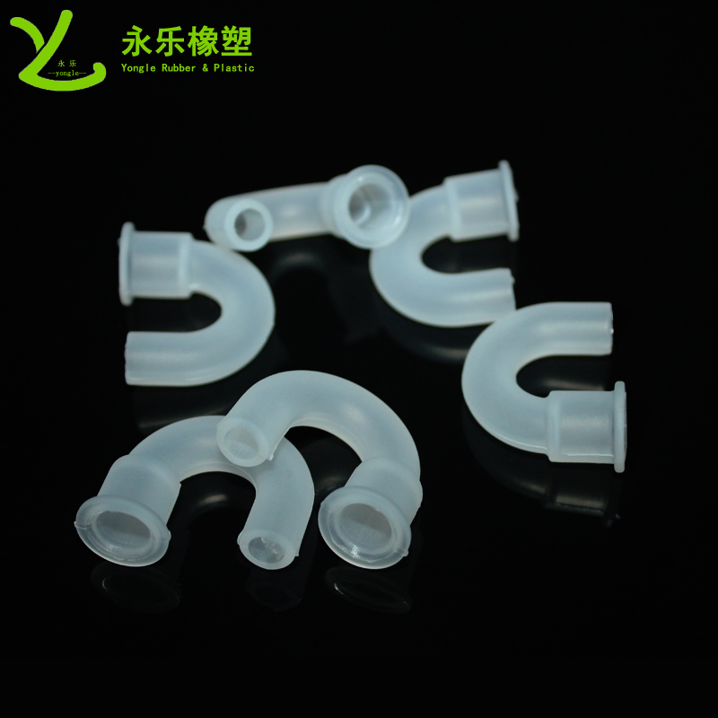 醫(yī)用硅膠彎管，模壓硅膠彎管，血氧儀硅膠彎管