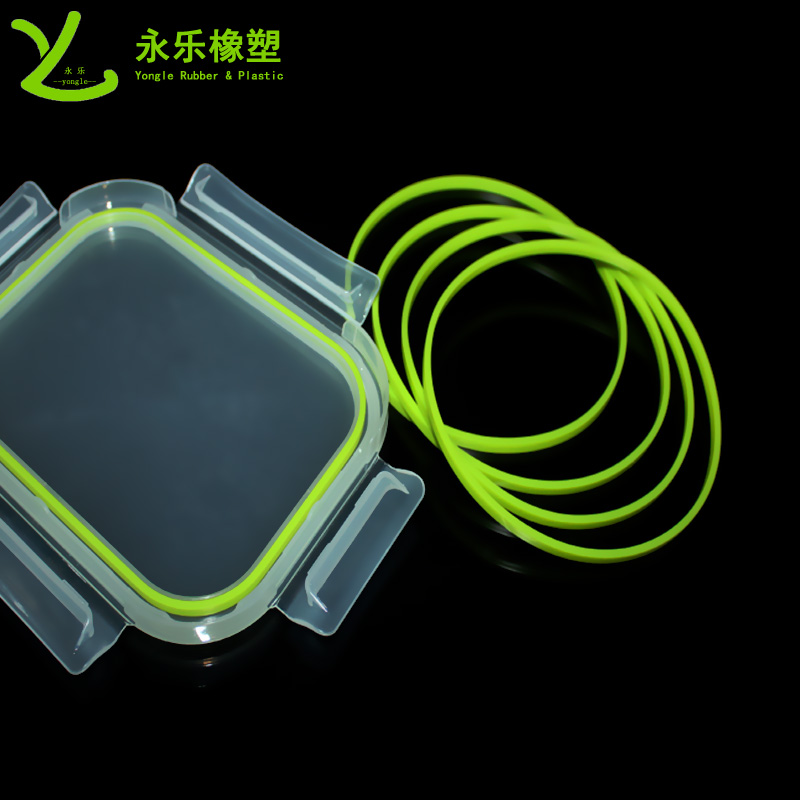 粘接保鮮盒硅膠密封圈，日子型硅膠密封圈，飯盒空心硅膠密封圈