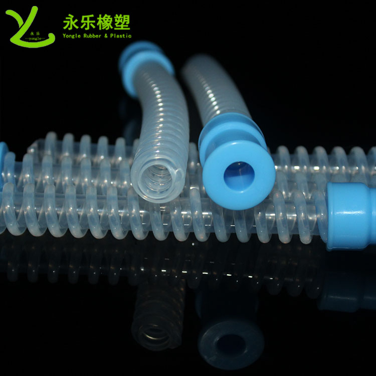 呼吸機硅膠波紋管，醫(yī)用硅膠波紋管，無氣味硅膠波紋管
